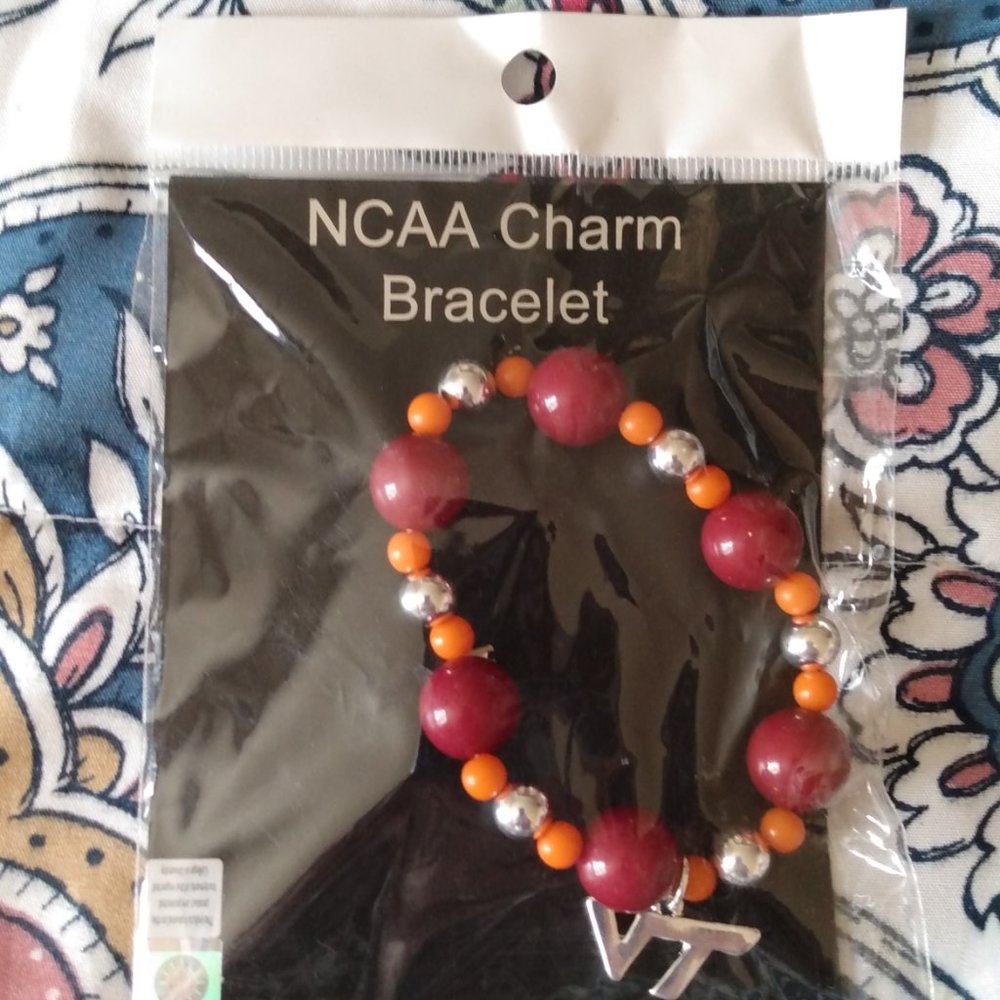VT NCAA Charm Bracelet